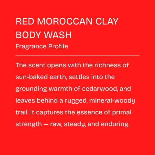 RED MOROCCAN CLAY BODY WASH