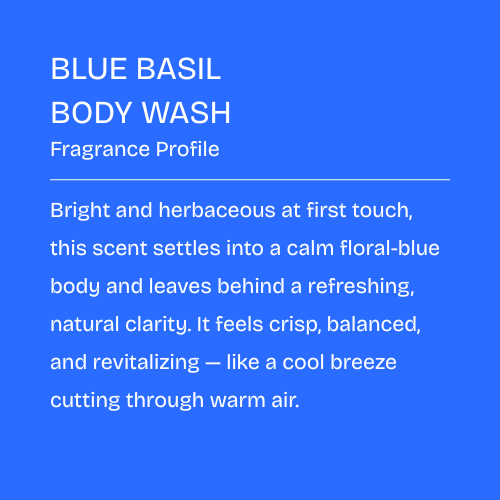 BLUE BASIL BODY WASH